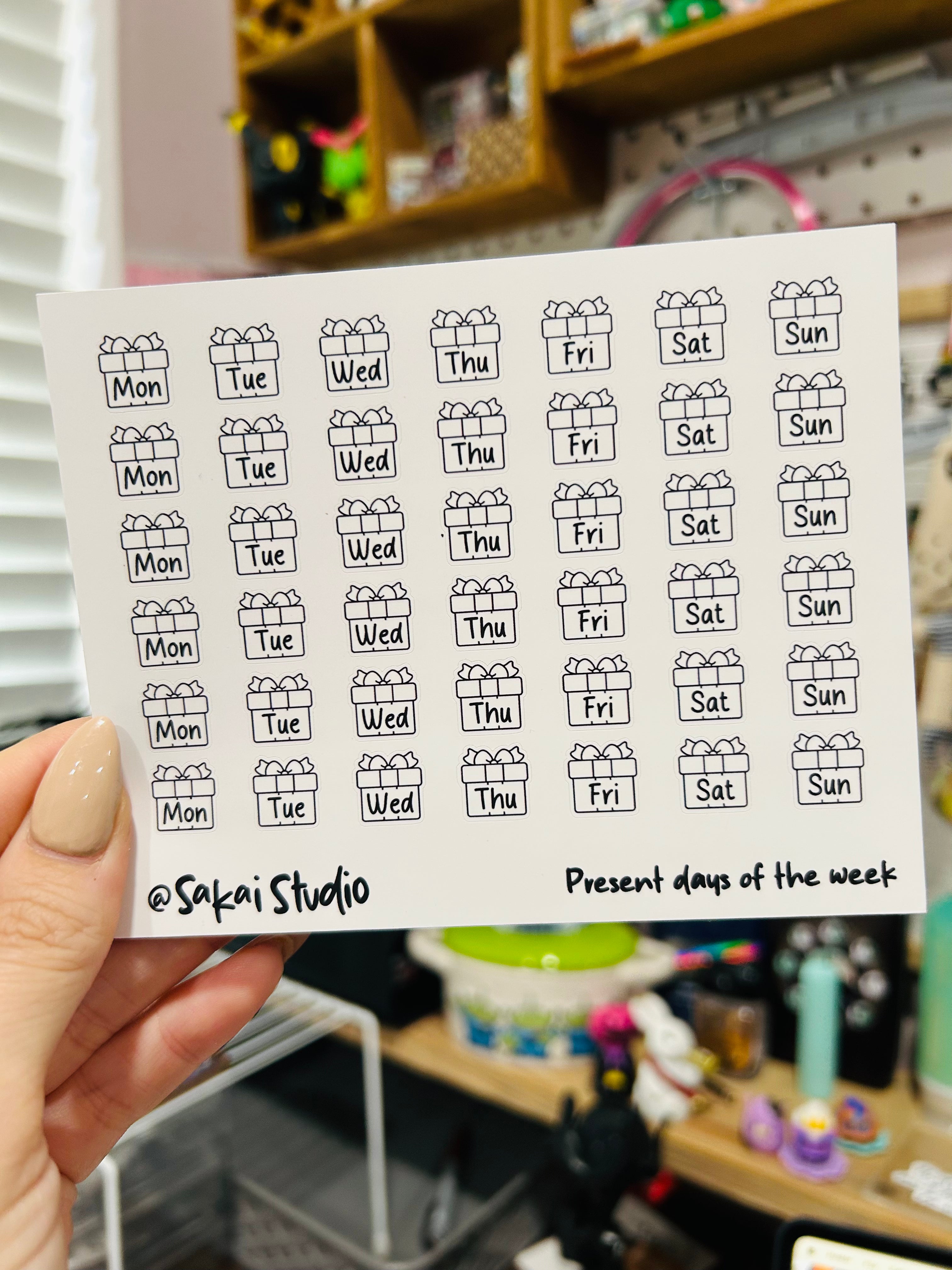 Present Days of the Week – Sakai Studio
