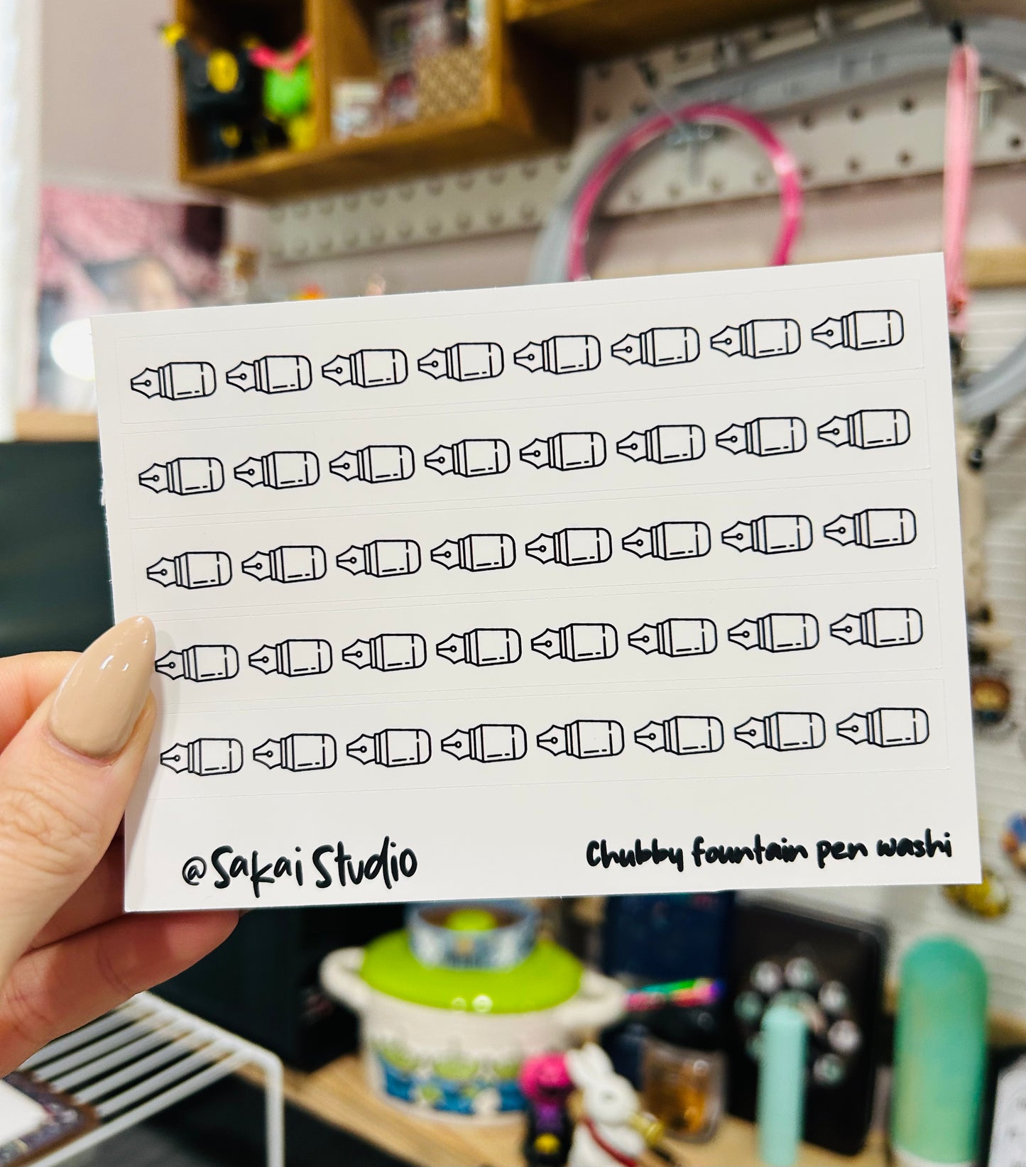 Chubby Fountain Pens Washi