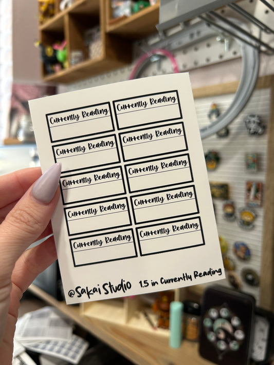 Currently Reading Boxes 1.5 In